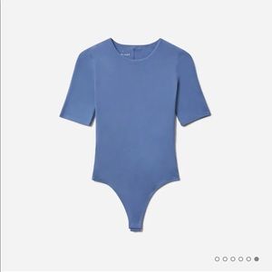 Everlane Short Sleeve Crew Neck Bodysuit Size Med